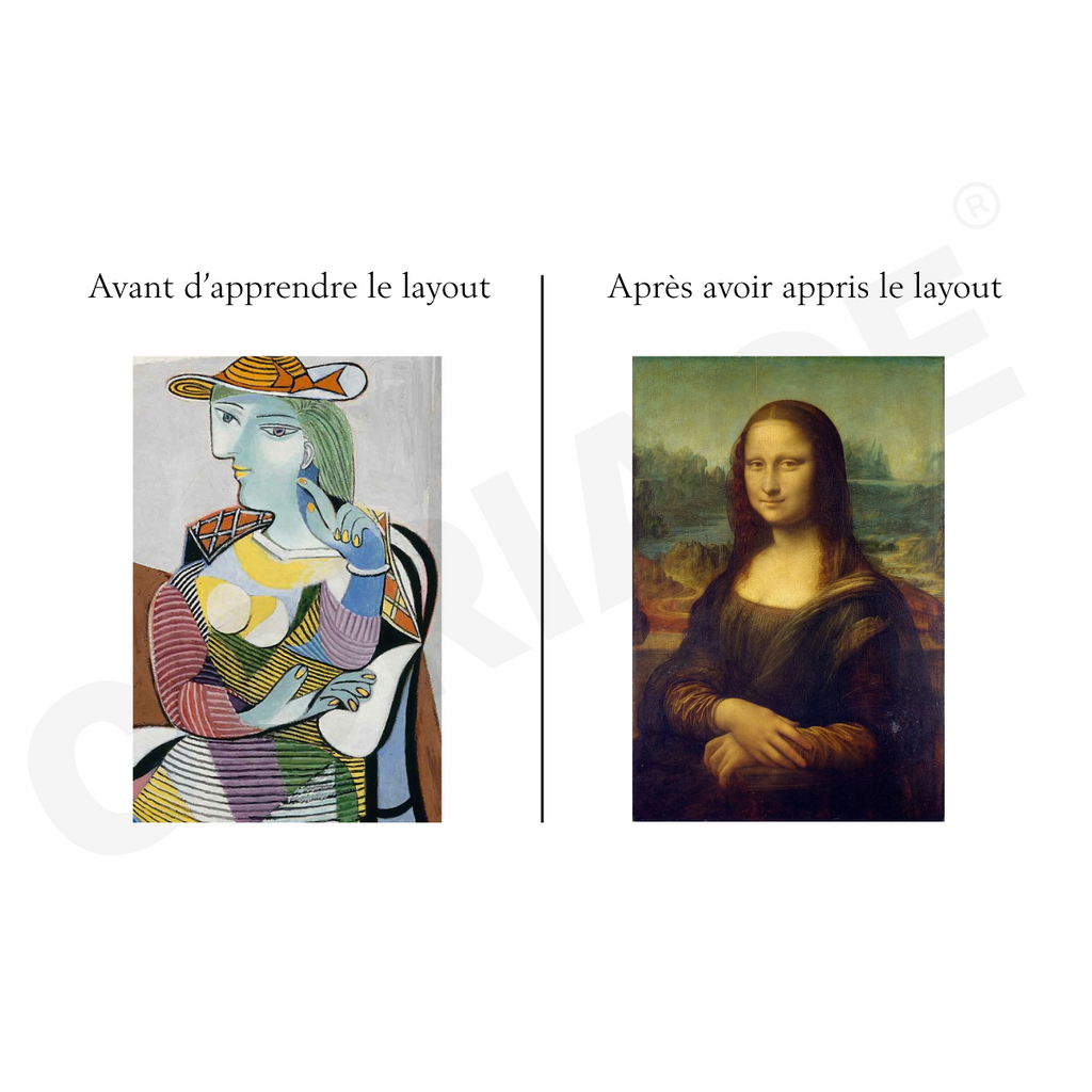 Mug blanc - "Picasso vs Di Vinci"
