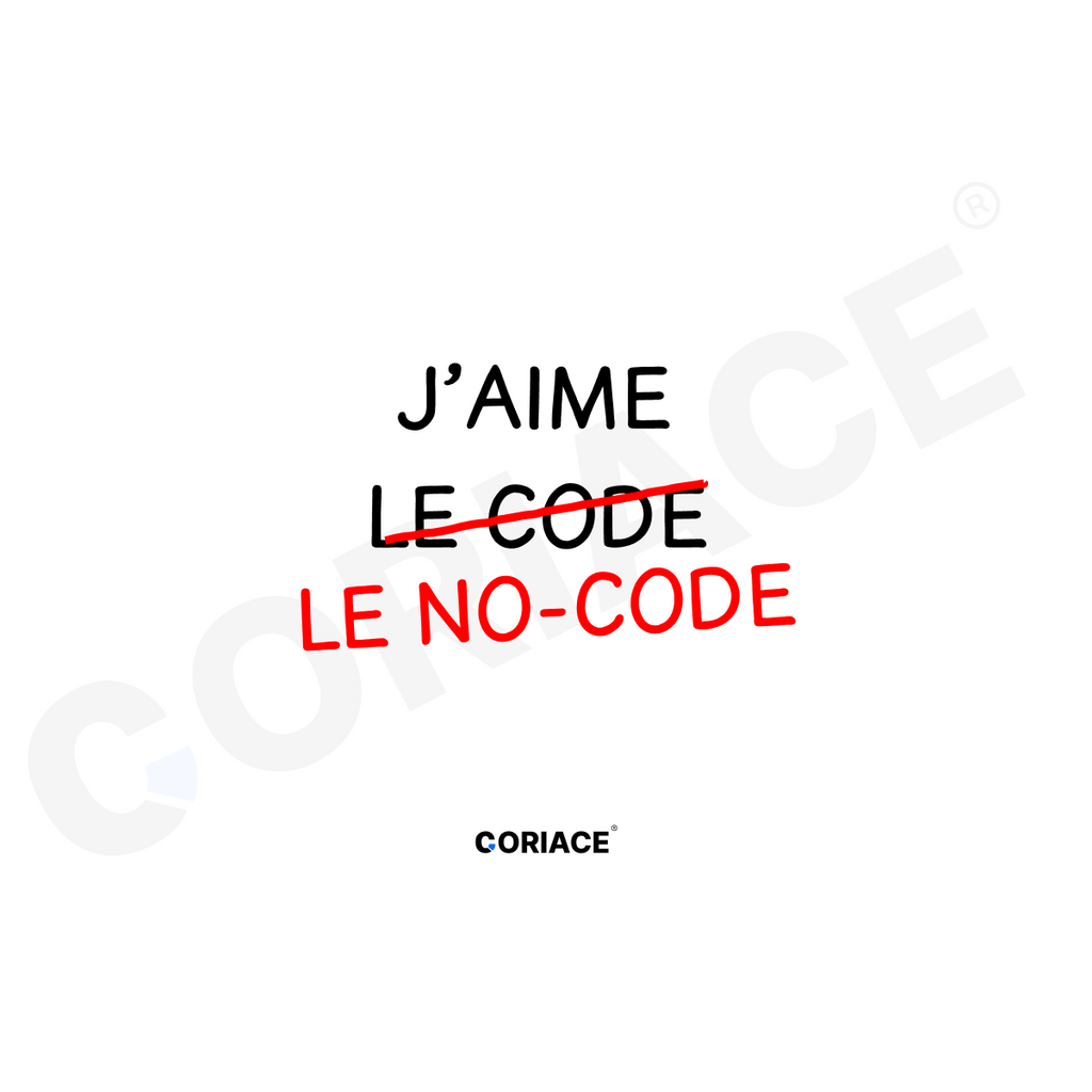 Mug Blanc "J'aime le no-code"