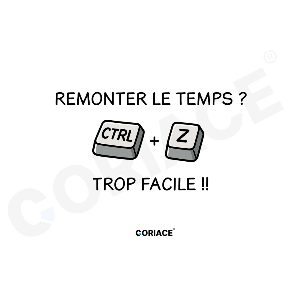 Mug Blanc - "Remonter le temps ? Trop facile"